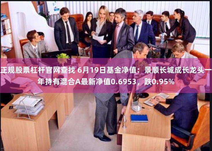 正规股票杠杆官网查找 6月19日基金净值：景顺长城成长龙头一年持有混合A最新净值0.6953，跌0.95%